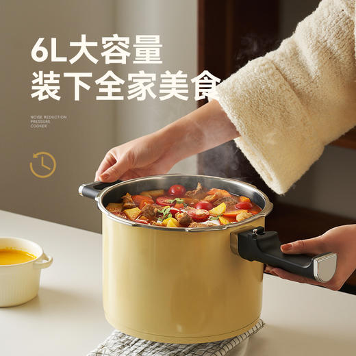 kimscook高压锅防爆大容量小型微压力锅煲炖汤家用燃气电磁炉通用 商品图5