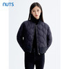 NUTS那时商场同款冬季黑色简约时尚直筒短款羽绒服女5480905A1 商品缩略图0