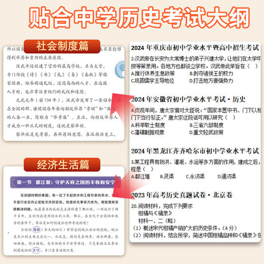 少年知中国中学历史知识书社会制度科学创新中国文化百科科普漫画 商品图9