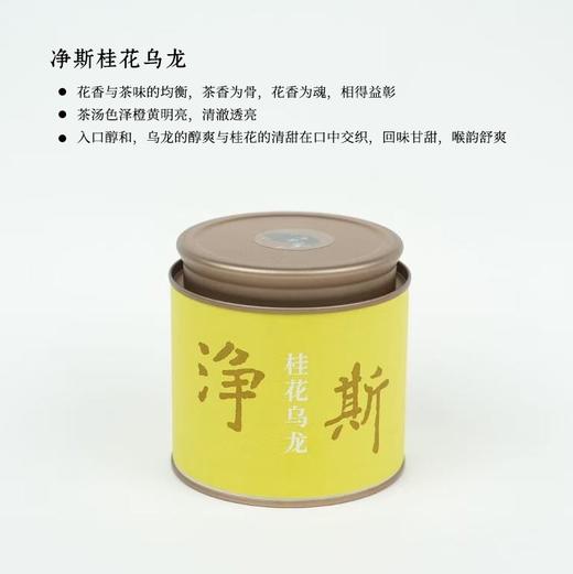 净斯桂花乌龙茶袋泡茶罐装2.5g*16包 商品图1