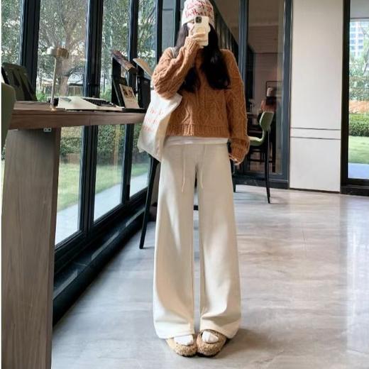 任选2条-20【往年超多好评爆款 25年重磅升级】【显高显瘦 升级腰部不勒】冬季加绒款 喵小仟 加绒瑜伽直筒糯米裤 商品图3