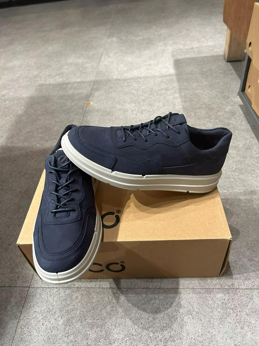 本轮巨折哦，机不可失，这个新款还挺好看的[色]爱步Ecco男士今年新款男士真皮皮面休闲运动鞋，特惠🉐️💰680 商品图1