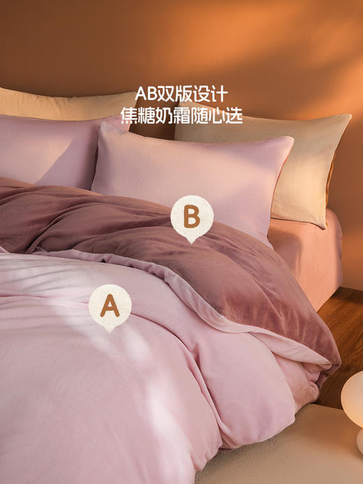 佳丽斯牛奶绒四件套双面珊瑚绒加厚床单2025新款保暖被套床上用品 商品图7