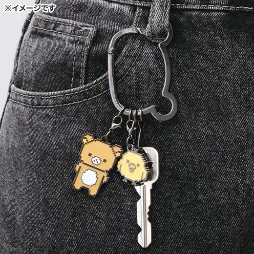日本SAN-X轻松小熊像素游戏世界限定钥匙挂件 商品图1
