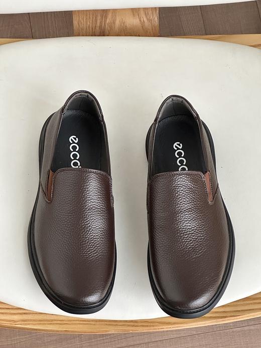 2025新款ec*co爱ᰔᩚ步休闲一脚蹬头层牛皮爸爸皮鞋男鞋 商品图9