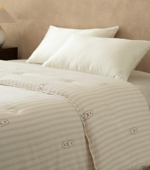 SCHIESSER LIVING(春秋1250g/1400g)适合10-25度,适合5-15度 舒雅生活印花面料面料手感软糯 8跟被角带设计，固定被套不跑芯 整面绗缝设计，固定内芯不移位1206019 商品图4