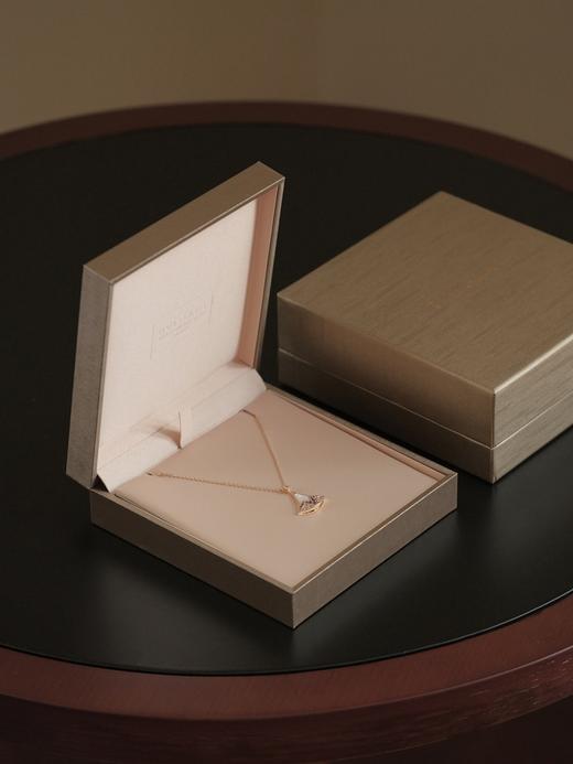 YS01-宝格丽镶钻扇子项链（XK） 商品图2