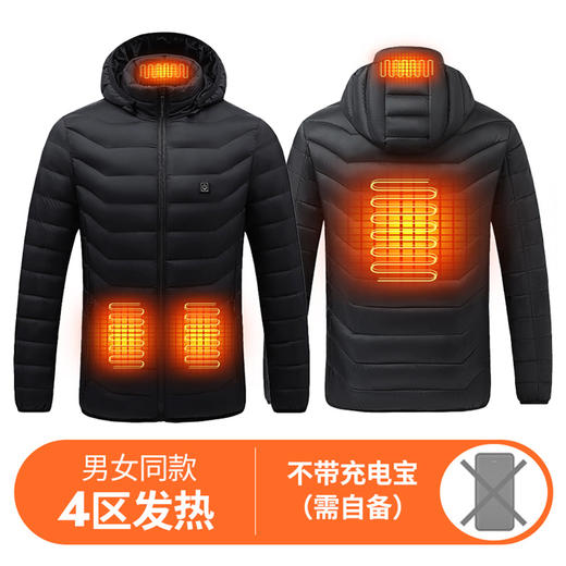 【专属】JEEP SPIRIT【发热棉服 多部位发热】智能恒温，四区 九区发热 时尚有型，无惧风雨，安全易用！ 商品图1