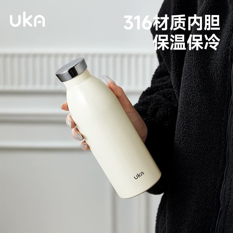 UKA 奶瓶保温杯大容量热水杯保温保冷