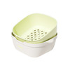 MINISO 清风系列 双层沥水收纳篮四件套SO-JYP2012 商品缩略图0