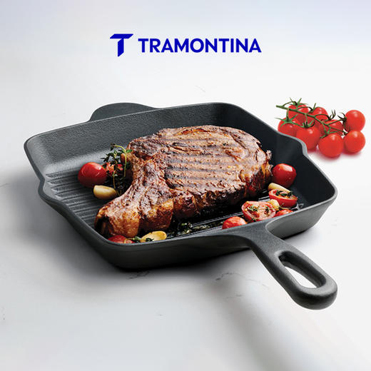 植物油膜横纹铸铁煎锅【25.4cm】 商品图1