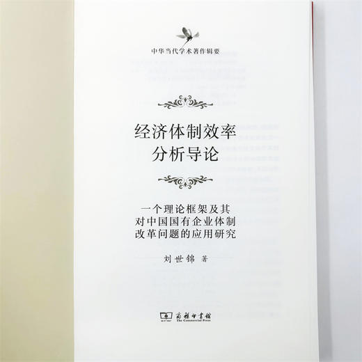 经济体制效率分析导论:一个理论框架及其对中国国有企业体制改革问题的应用研究 中华当代学术著作辑要 刘世锦 著 商务印书馆 商品图5