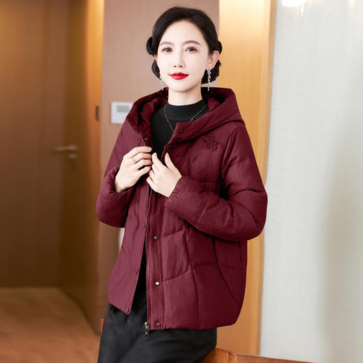 TC 621691羽绒服短款白鸭绒外套 商品图2