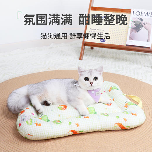 65*50*10cm【纯棉亲肤又透气❗️吸湿不易过敏】宠物猫窝冬季保暖猫咪秋冬趴趴垫子猫笼用四季通用猫垫子睡觉用品。hc 商品图1