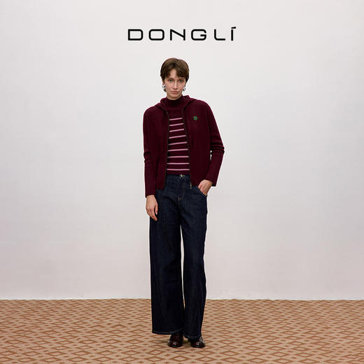 东黎 • 你本珍贵 山羊绒女士秋季拉链开衫 5550 商品图5