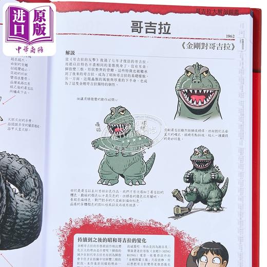【中商原版】哥吉拉大解剖图鉴：西川伸司解构怪兽深渊 港台艺术原版 西川伸司 奇幻基地出版 商品图8