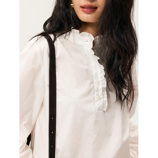 HeyDress花边领宫廷风泡泡袖衬衫 商品图3