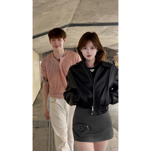 LINCHAOZHANG【自行旅者】LW250041 皮衣外套 商品图3