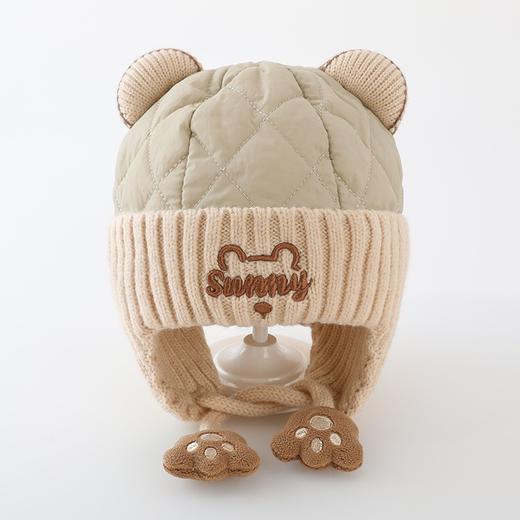 【亲肤舒适❕蓄热锁温】秋冬季夹棉护耳韩版男女儿童帽宝宝时尚冬天保暖防风套头婴儿帽子。ja 商品图4