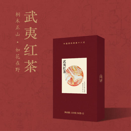 【11月新茶】2025武夷红茶 桐木正山 如花在野的水底香 100g(50gx2) 商品图1