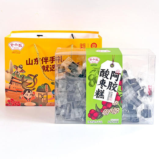 野风酥阿胶酸枣糕240g /1kg 山东济南特产伴手礼软糖糖果零食独立包装 商品图1
