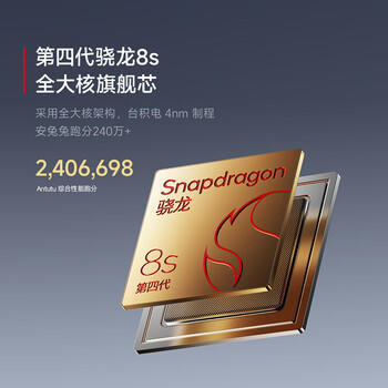 小米（MI）REDMI Turbo 4 Pro 第四代骁龙8s 7550mAh长续航 12GB+256GB 白色 小米红米5G手机 /手机通讯 /手机 /手机 商品图1