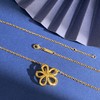 YS05-梵克雅宝 花边造型设计 金色项链（XK） 商品缩略图5