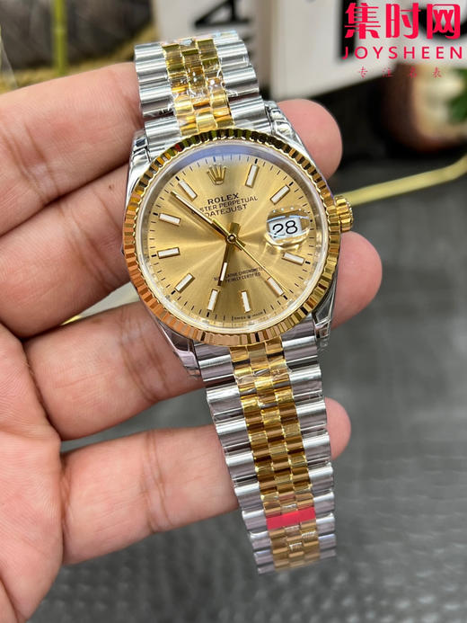 劳力士 VS日志36系列 间金款36mm 男士腕表 3235机 五珠带 表径36mm 小手腕福音 商品图1