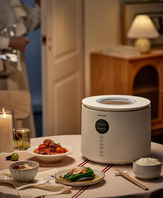 【可视化低糖煲】摩动智能可视低糖电饭煲MD-FB004 可视上盖 米汤分离 云釉晶釜内胆 蒸煮一体 24H预约 900W功率 304不锈钢沥篮 容量4L/5L两款 商品图9