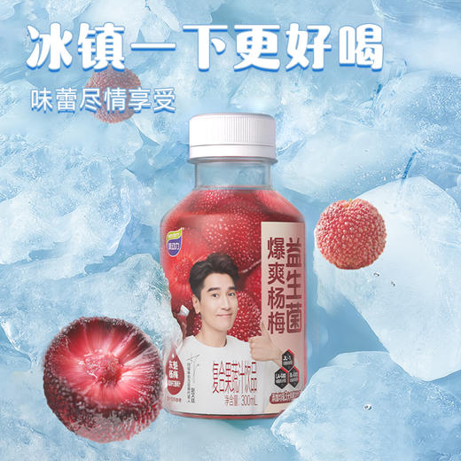 味动力 益生菌暴爽杨梅复合果蔬汁饮品300mL*8瓶 商品图4