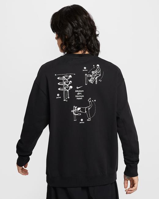 Nike耐克 Sportswear 男子法式毛圈圆领运动衫IO2731-010 商品图1