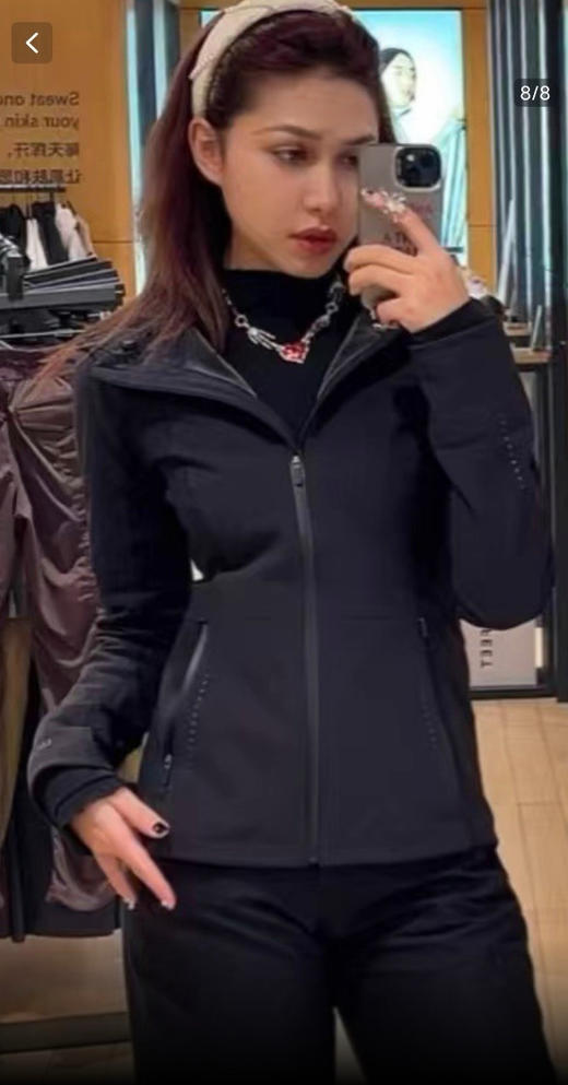 【开放日忙 秒杀价已调 直接拍】开放日卖疯了的 Lu家 女士抓绒 软壳冲锋衣 修身 好NICE 商品图10