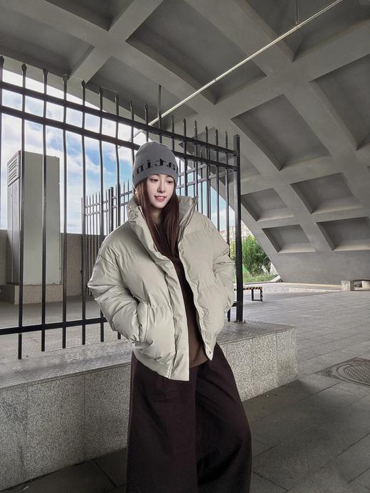 【蓬松度高 三层保暖 细腻超纤皮】斯辰唯佳情侣宽松百搭免洗棉衣外套（A87-DQC5555） 商品图4