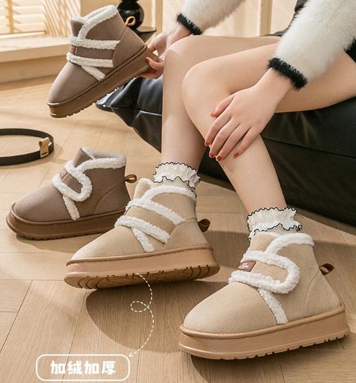 【暖绒加厚保暖❗️让羊羔绒包裹双脚】雪地靴女2025新款冬季加绒加厚防滑保暖皮毛一体毛毛棉鞋保暖。hc 商品图2