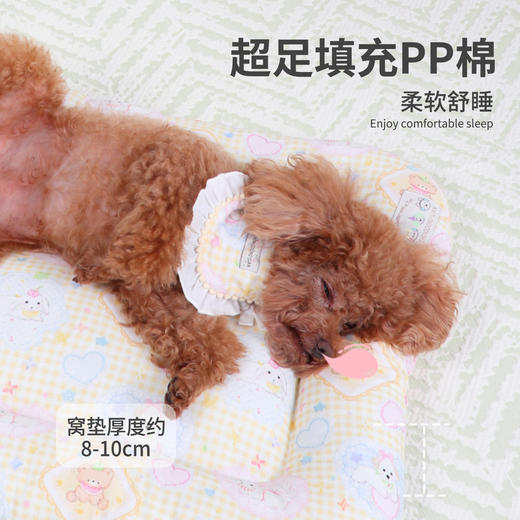 65*50*10cm【纯棉亲肤又透气❗️吸湿不易过敏】宠物猫窝冬季保暖猫咪秋冬趴趴垫子猫笼用四季通用猫垫子睡觉用品。hc 商品图2