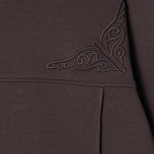 SDSA男士秋冬新款痞帅男装韩版传说刺绣褶皱立领卫衣时尚宽松百搭 商品图2