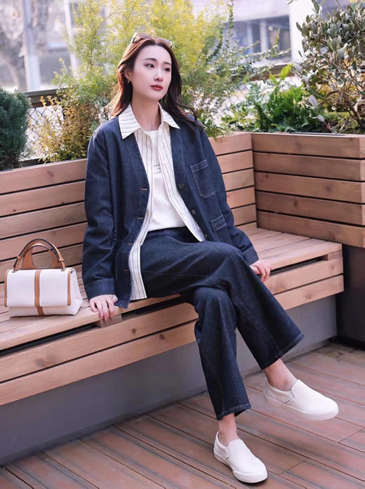 XY32-小禾 土壤系列 加绒牛仔裤（SS） 商品图2