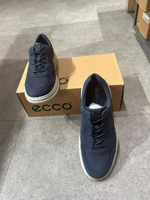 本轮巨折哦，机不可失，这个新款还挺好看的[色]爱步Ecco男士今年新款男士真皮皮面休闲运动鞋，特惠🉐️💰680 商品图2