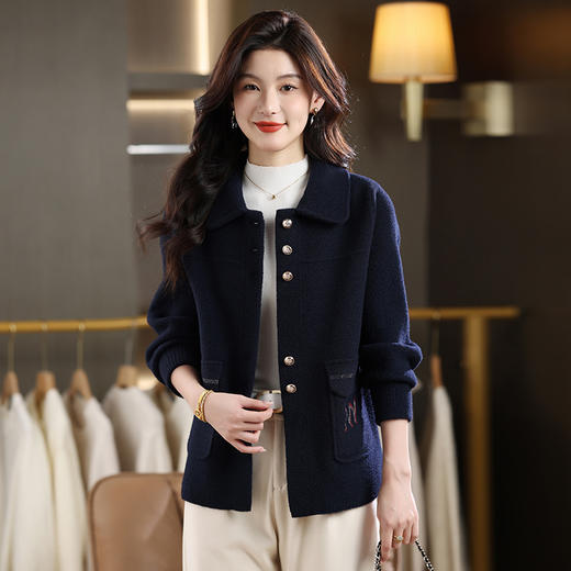 CC 9525外套秋冬休闲小个子大码上衣显瘦 商品图2