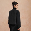 QH904斯尔丽2025新款双面呢手感滑爽软糯小香风异形扣时尚短款羊毛大衣 商品缩略图13