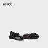 和诚行2025秋季新款世上舒适百搭英伦风一脚蹬黑色乐福鞋2130003 商品缩略图4