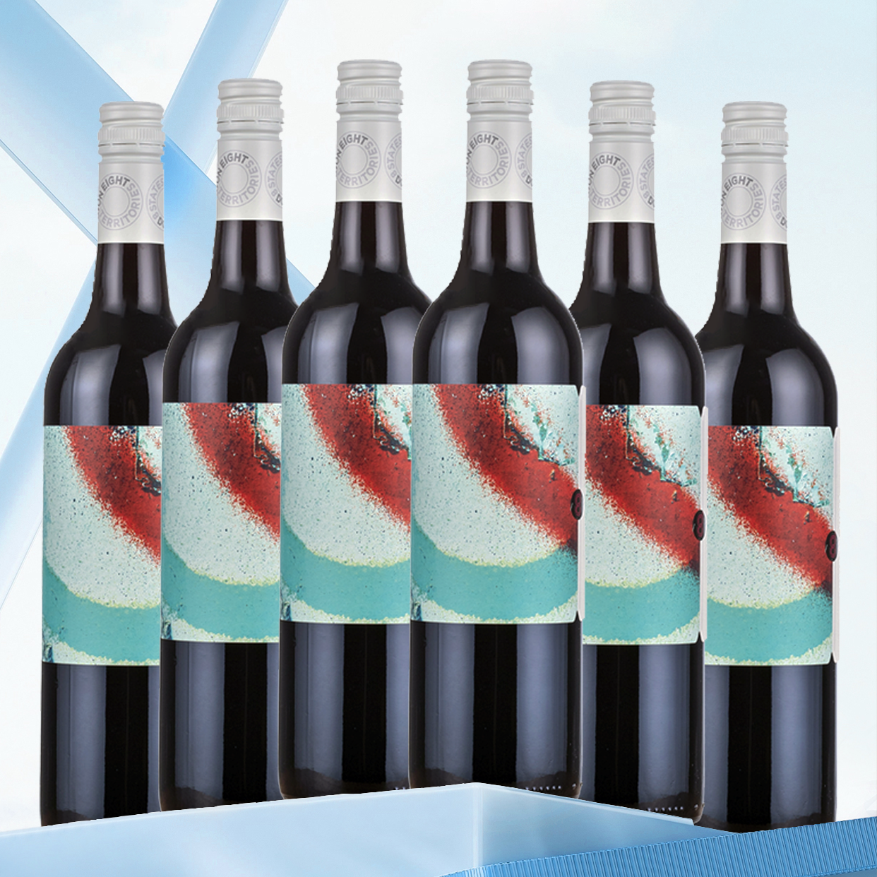 【整箱】澳洲红五星名庄 天域8号梅洛干红 Dominion Eight Merlot 2018