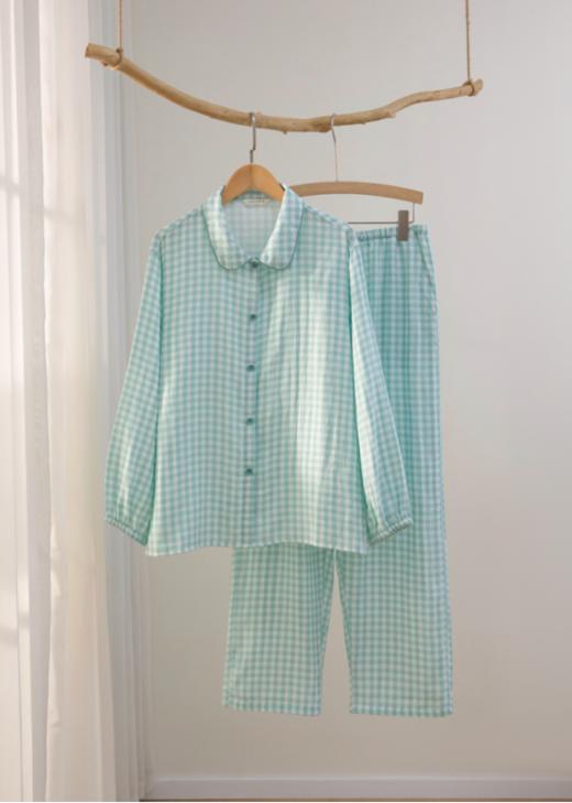 😍居家服里的少女担当 【七分甜·多巴胺镶边家居服】🥳软过羊绒🐑的棉双层纱，全网纱布类鼻祖👴最高品质尘埃价❣️可货比100家亲身感受‼️ 商品图4