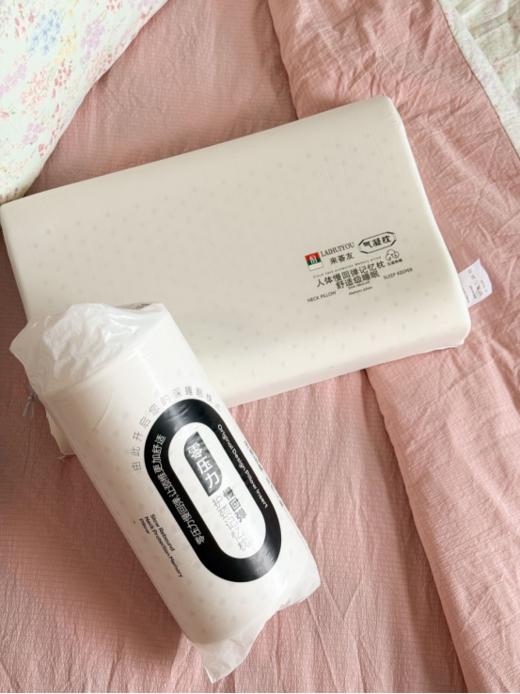 💥侧睡，入睡难，睡眠浅的人群看过来！⭐五星酒店同款！【零压力人体工学慢回弹记忆枕】🍂经过无数次的顾客反馈体验‼️ 天然乳胶枕平替⭕️快捷酒店的价格！五星酒店的享受！ 商品图4