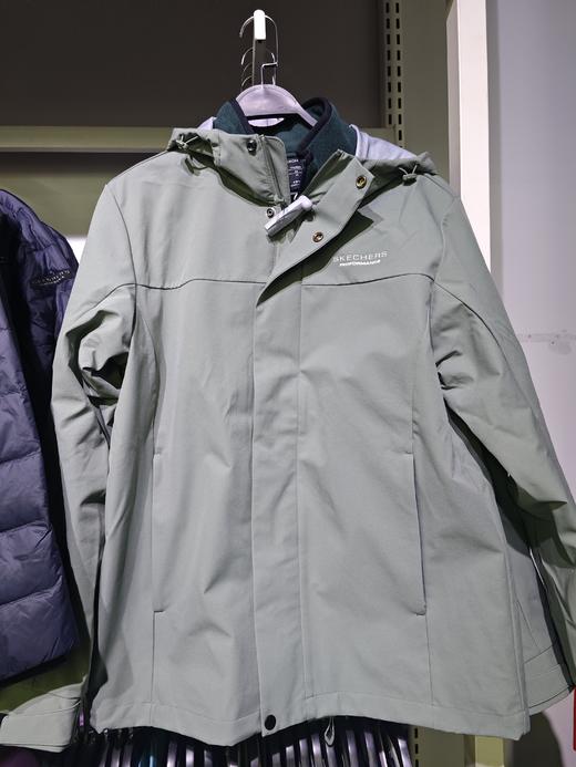 斯凯奇 379.9元 防风防水三合一冲锋衣  (线上线下同时在售不保证有货，活动款不退不换介意勿拍) 605935-TY 商品图0