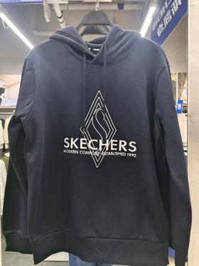 斯凯奇 119.9元 加绒保暖连帽卫衣  (线上线下同时在售不保证有货，活动款不退不换介意勿拍) 606230-TY