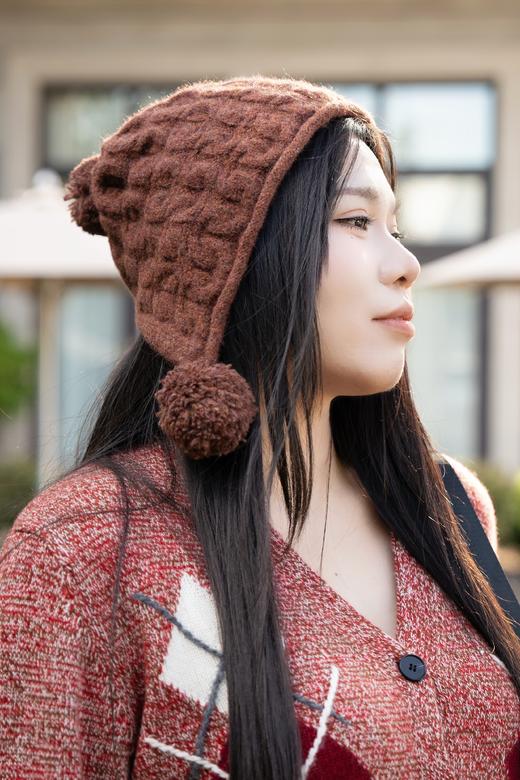 现货！今天发货！！【100%绵羊毛针织衫】V领显气质款，菱格减龄元素搭配混色系，整体过年过节氛围来啦~百搭不挑人，显气色款！可外搭，可叠穿，不显臃肿不显胖 商品图7