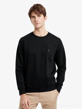 tommy秋冬装经典小标刺绣休闲圆领卫衣