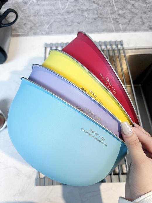 🌟【品牌直发】易铂yispot316食品级维德多用盆送盖子！😋美山姆在售同款沙拉盆，一款能进洗碗机的大牌多用盆，💖带刻度，冷热可用，比全钢还耐用 商品图2