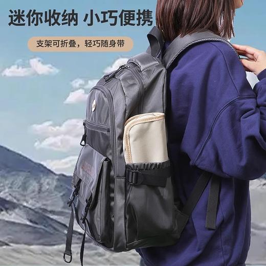 【承重200斤❗️超便携折叠椅子】手机般大小，新款支架可折叠户外战备板凳钓鱼小凳子旅行露营结实超轻小马扎手包凳排队神器野餐凳火车凳L 商品图1